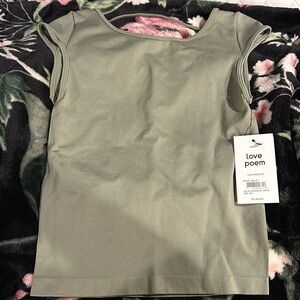 Love Poem Top in Size Small Mint Green